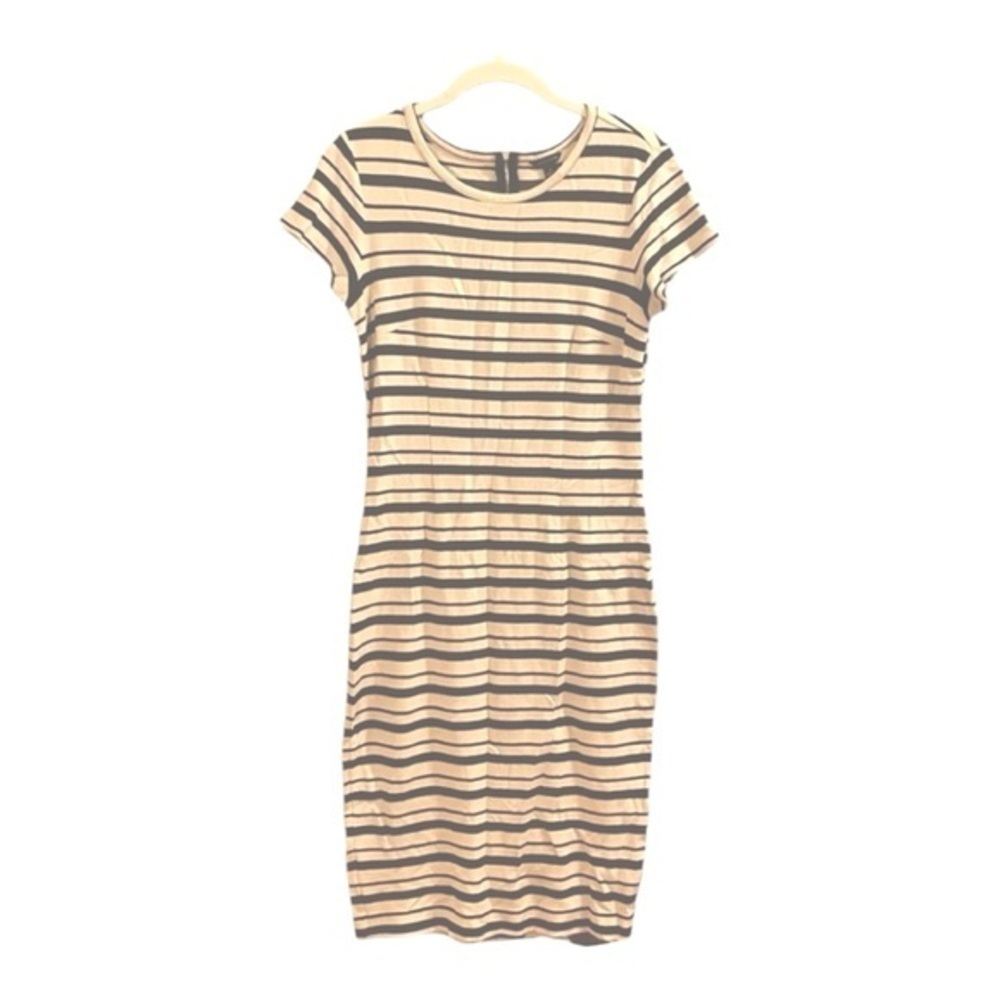 🖤 Ann Taylor Striped Fitted Dress